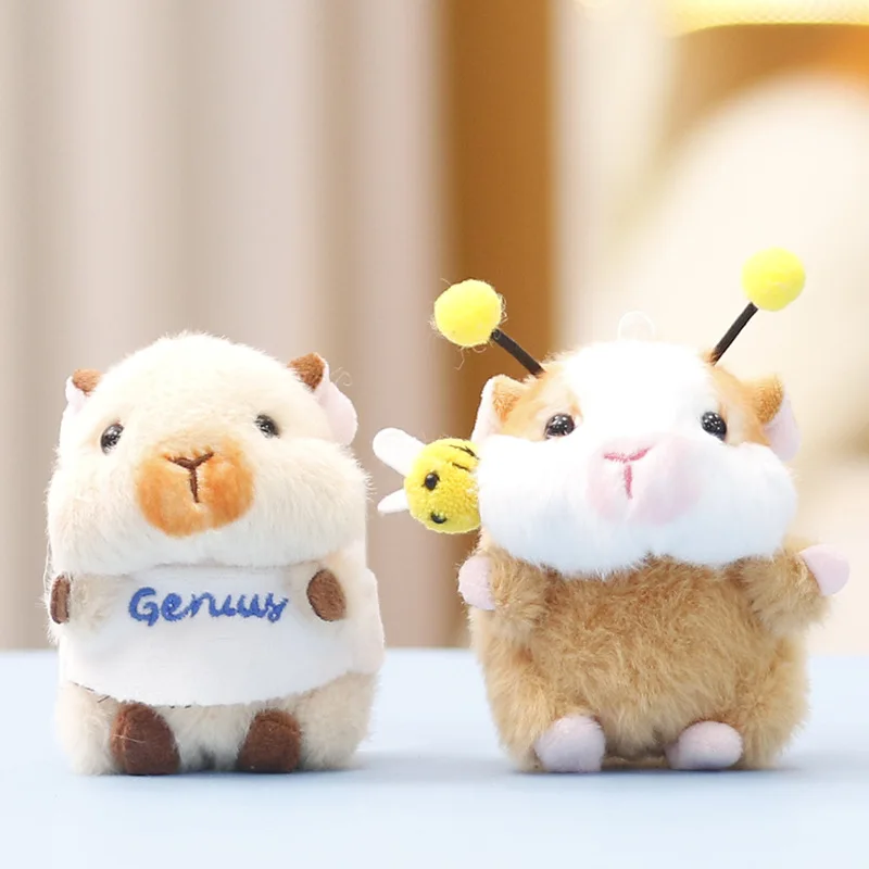 Plush Toy Dutch Pig Doll Cute Doll Girl Gift Bag Pendant Doll Keychain Pendant