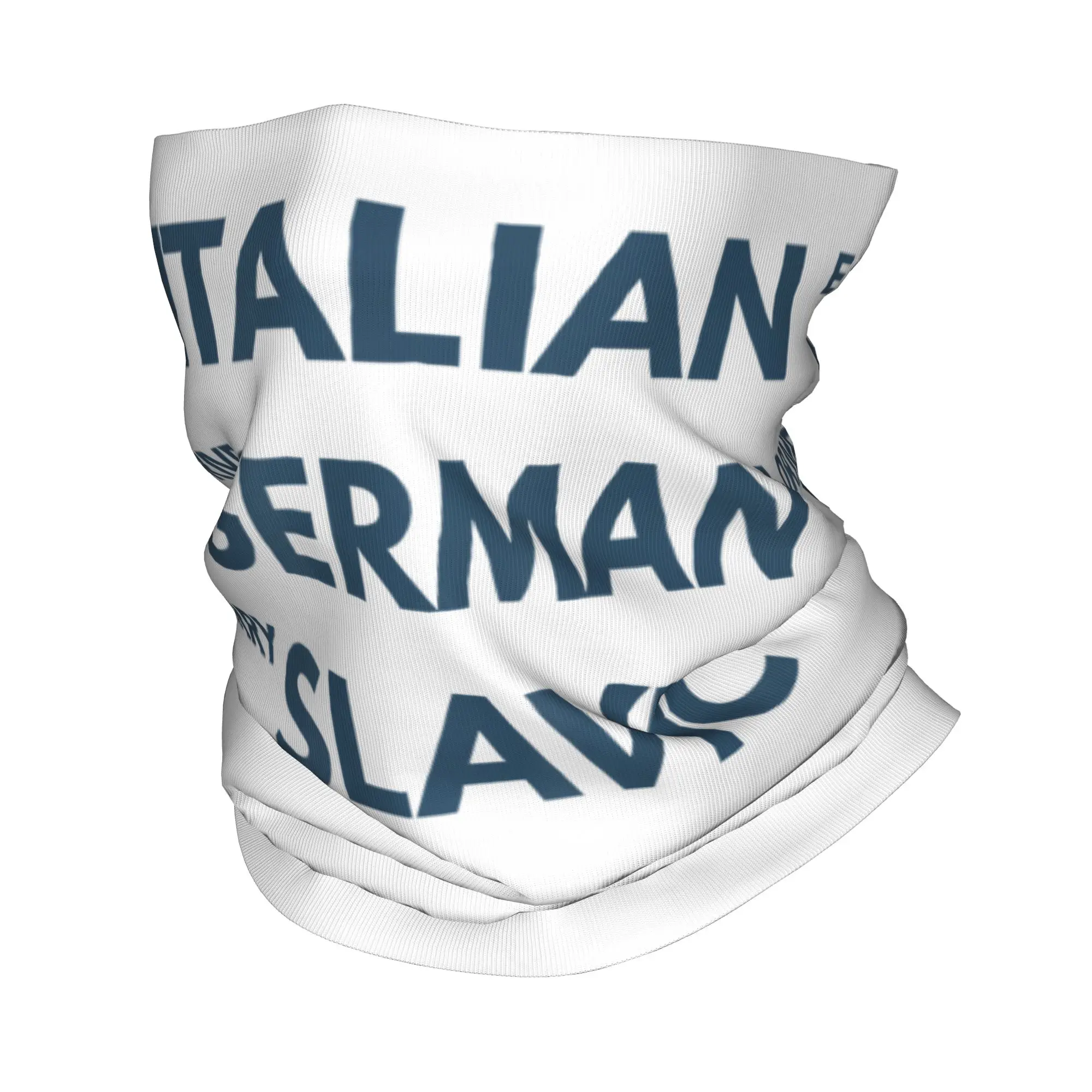 Eat Italian Drive German Marry Slavic Bandana Neck Gaiter Printed Driving Meme Balaclavas Wrap Scarf Headwear Adult Washable