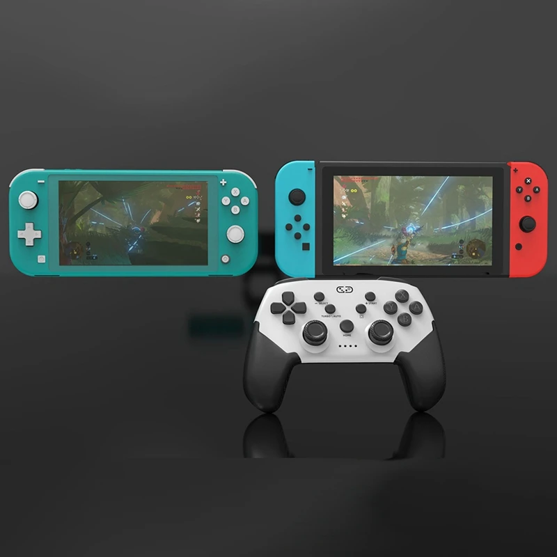 B50b-para switch pro com teclas traseiras programáveis compatível lite oled vapor conveniente bluetooth gamepad sem fio