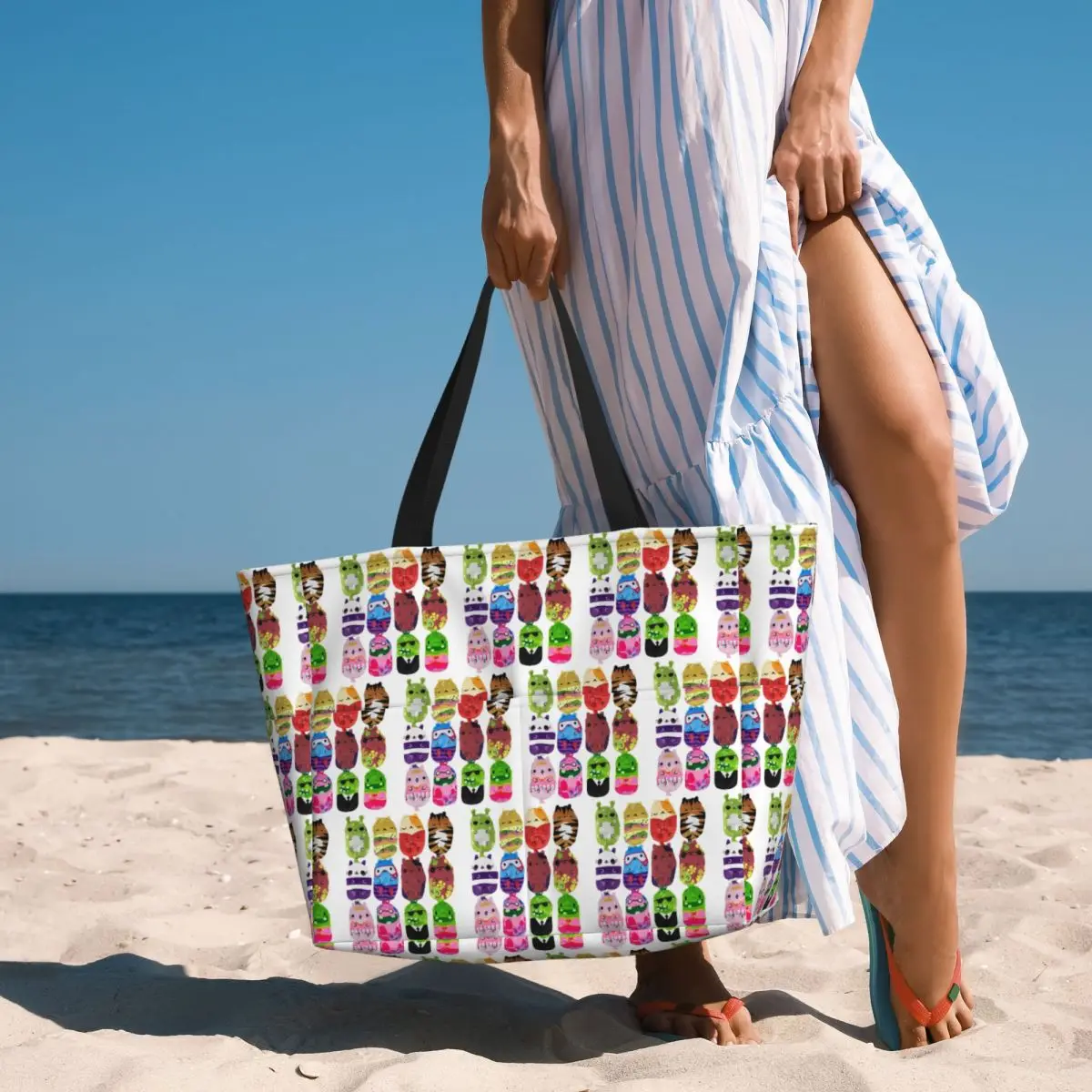 cats-vs-pickles-pacote-com-12-bolsas-de-praia-bolsa-grande-para-esportes-academia-yoga-bolsa-grande-para-mulheres-bolsa-de-viagem-bolsa-fitness