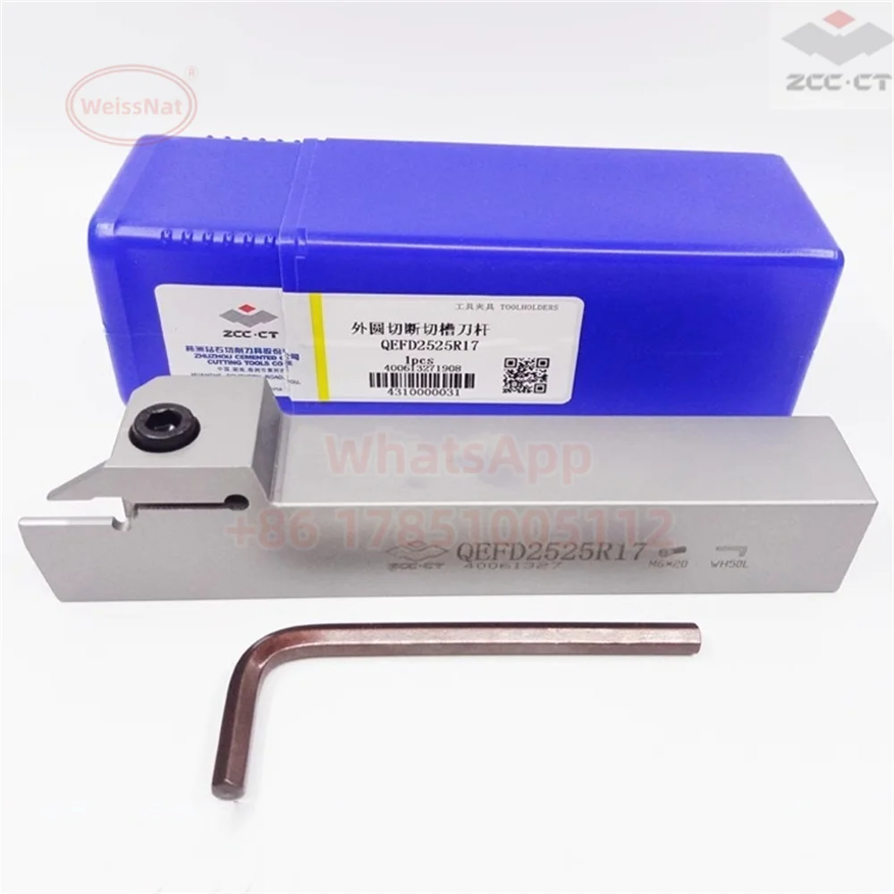 

ZCC.CT QEED1616R17 QEFD2020R17 QEGD2525R22 QEHD2525L13 QEKD3232L22 QFGD2020L10-64H QEGD QEHD QEKD Держатель инструмента для наружной обработки канавок