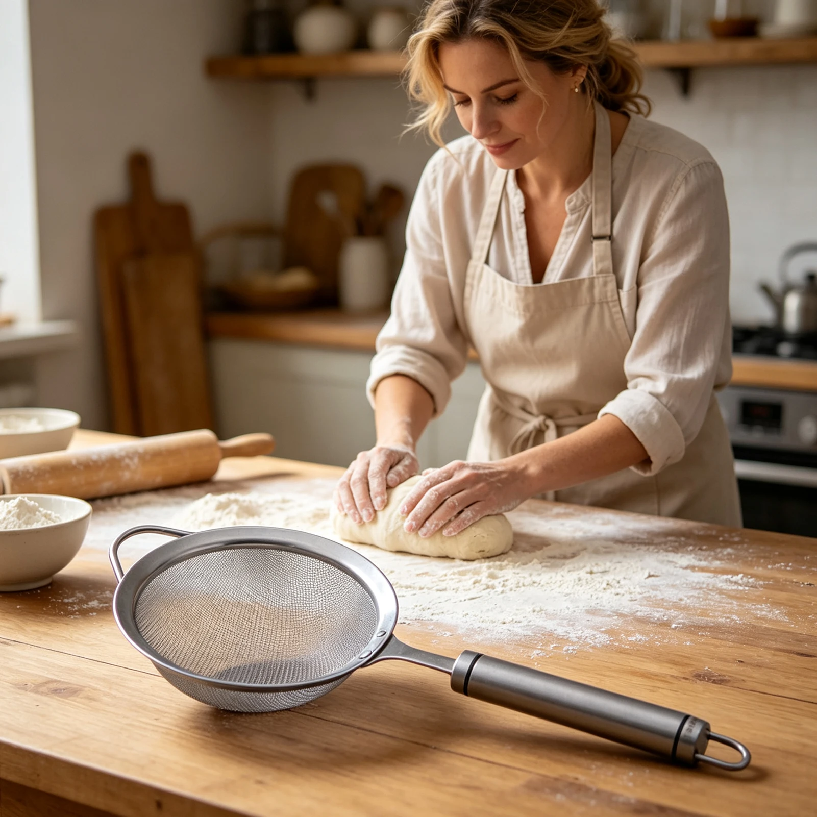 Sendok Penyaring Berjaring Hal - Kitchen Gadgets For Chefs ulasan dan harga