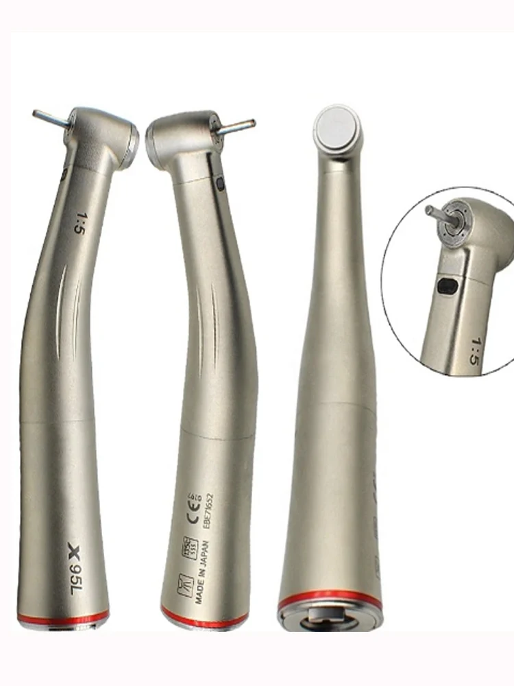 NskStyle X95L Handpieces Dental 1:5 Increasing Fiber Optic Contra Angle Low Speed Handpiece MAX Hanpieces X95L