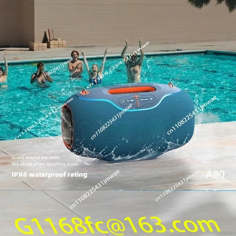 A80 Bluetooth Speaker, Wireless Speaker, Outdoor Home Karaoke Subwoofer, High-power Subwoofer part
