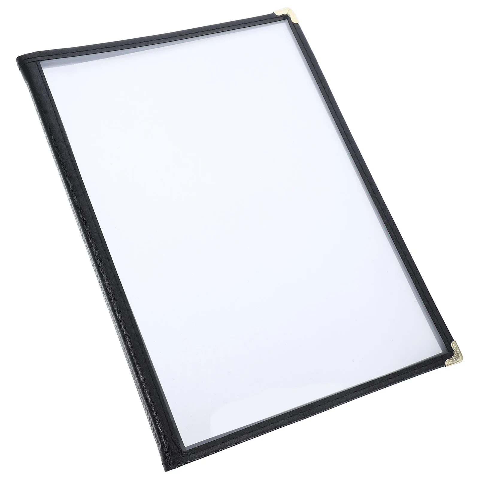 

Transparent Binder With Clear Pockets For Restaurant Hotel Bar Cafe Menu Cover Insertable Menu Book Durable Pvc Holder