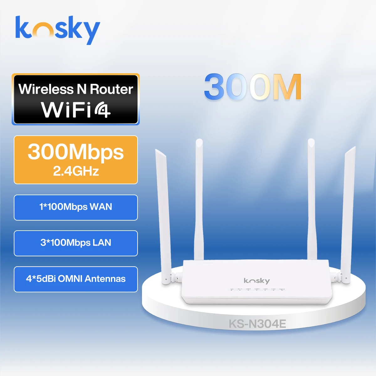 

Настольный беспроводной маршрутизатор 300 м, маршрутизатор Wi-Fi4, беспроводной маршрутизатор, 802.11n, 2,4G, 300 м, для дома и SOHO