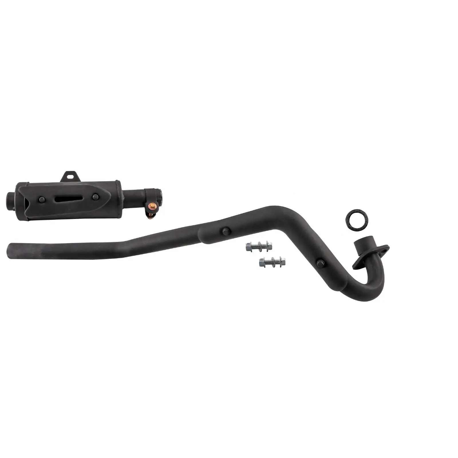 

Black 28mm 1 1/8 Inch Exhaust System With Muffler For 50cc To 125cc ATV Quad Go Kart