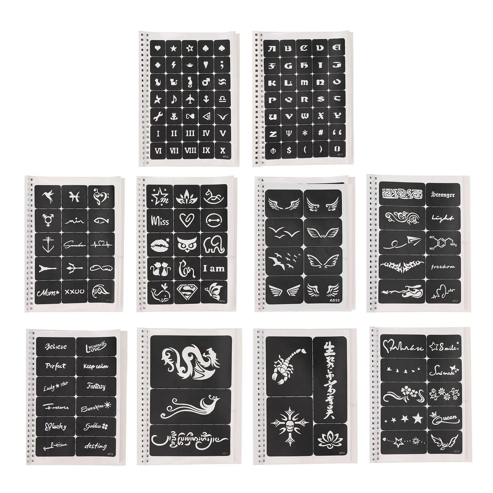 

Универсальные водостойкие полые трафареты для краски для тела, многоразовые шаблоны для татуировок с краской для лица для детей, для косплея