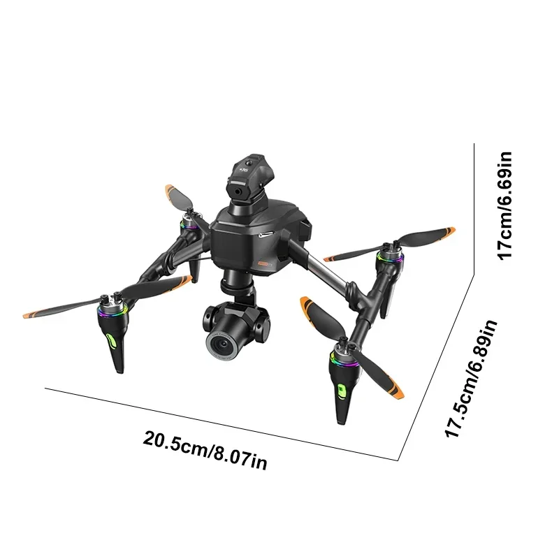 H35 4k dron profissional sem escova de câmera dupla aeronaves drone rc drones wifi fpv quadcopter evitar obstáculos helicóptero brinquedos
