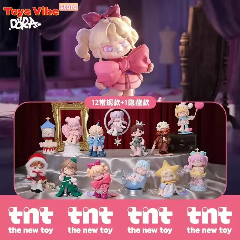 

Original Tnt Dora Wonderful Night Series Blind Box Toys Pvc Dora Figure Collectible Model Mystery Desktop Ornament Gift For Girl
