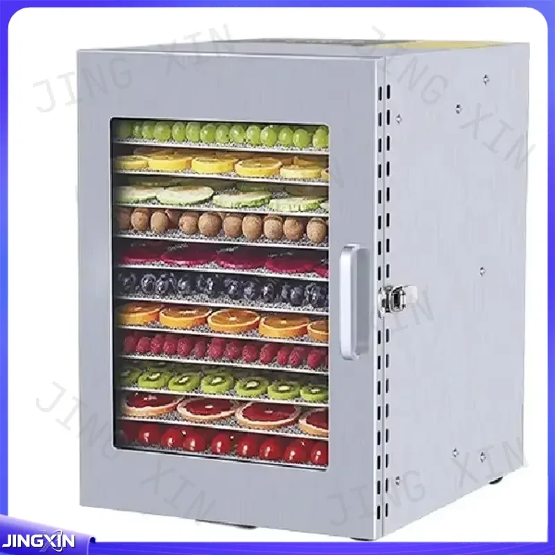 custom for 12 Layer Stainless Steel Food Dehydrator Machine Fruit Vegetable Meat Pet Food Dryer Home Kitchen Appliance
