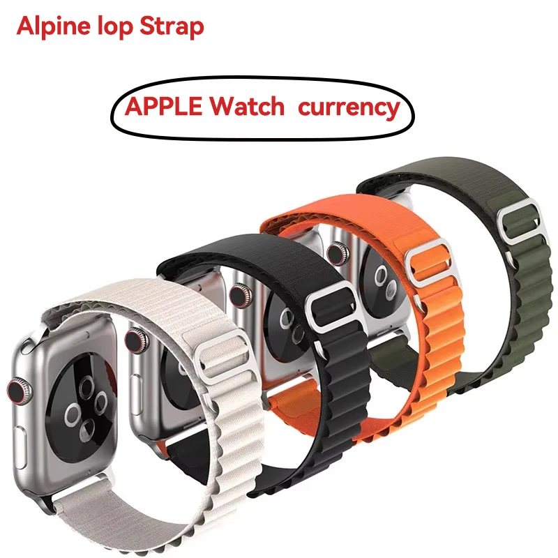 

Ремешок Alpine lop для Apple watch Ultra 2 Band 46 мм 40 мм 45 мм 41 мм 38 мм 42 мм 49 мм браслет iWatch series 10 9 8 7 6 5 4 se Bands