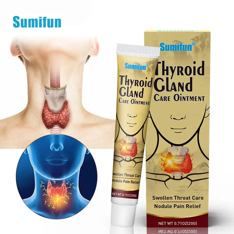 

1Pc Thyroid Nodule Goiter Elimination Ointment Palpitation Treatment Plaster Sumifun Chinese Herbal Medicine Deep Penetration