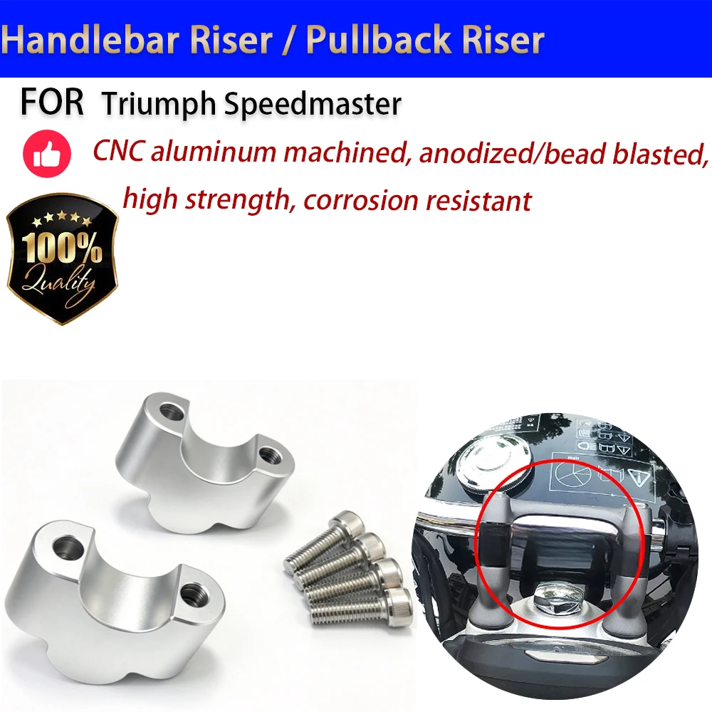 For Triumph Speedmaster Handlebar Riser Pullback Elevador Manillar Moto Accesorios Moto