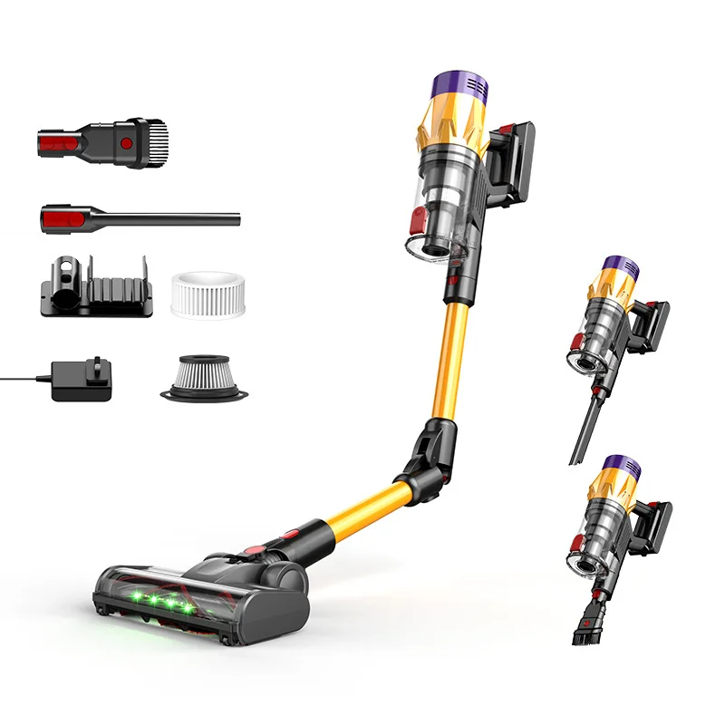 550W High Power Cordless Vacuum Cleaner Multifunctional Vertical Dust Mite Remover For Pet Hair