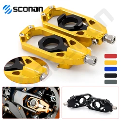 Motorcycle Accessories CNC Rear Chain Adjuster Axle Blocks For TMAX560 T-MAX560 T-MAX TMAX 560 TECH MAX 2020 2021 2022