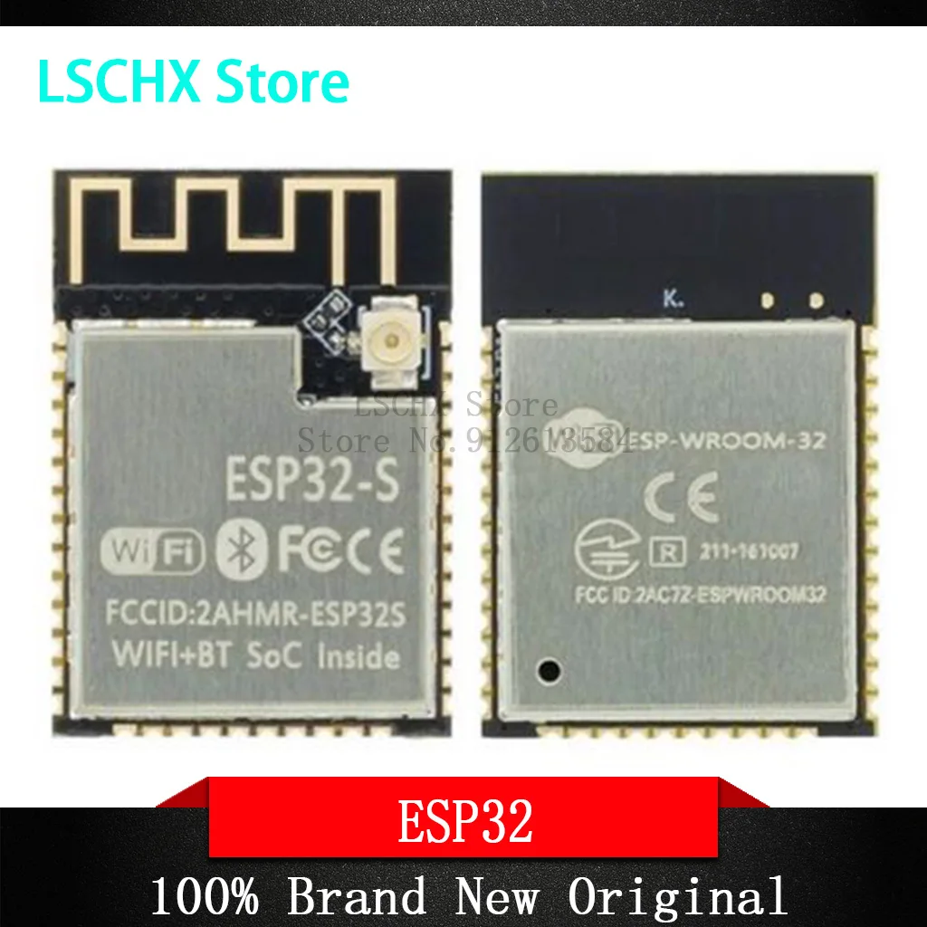 1PCS ESP32 ESP-32 Wireless Module ESP32-S ESP-WROOM-32 ESP-32S with 32 Mbits PSRAM IPEX/PCB Antenna with 4MB FLASH