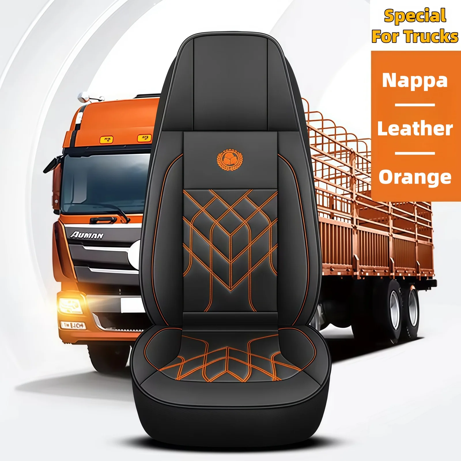 

Подходит для Scania Sinotruk Daimler, универсальный чехол на сиденье грузовика, подходит для грузовиков и автобусов, всесезонный, нескользящий и прочный