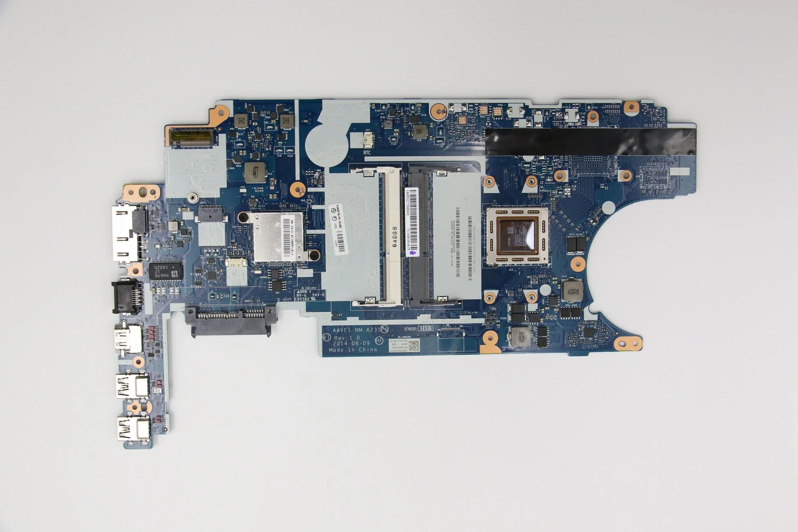 Lot SN NM-A231 FRU 04X4982 CPU A6-7000 Model Number Multiple optional compatible replacement EE455 ThinkPad computer motherboard