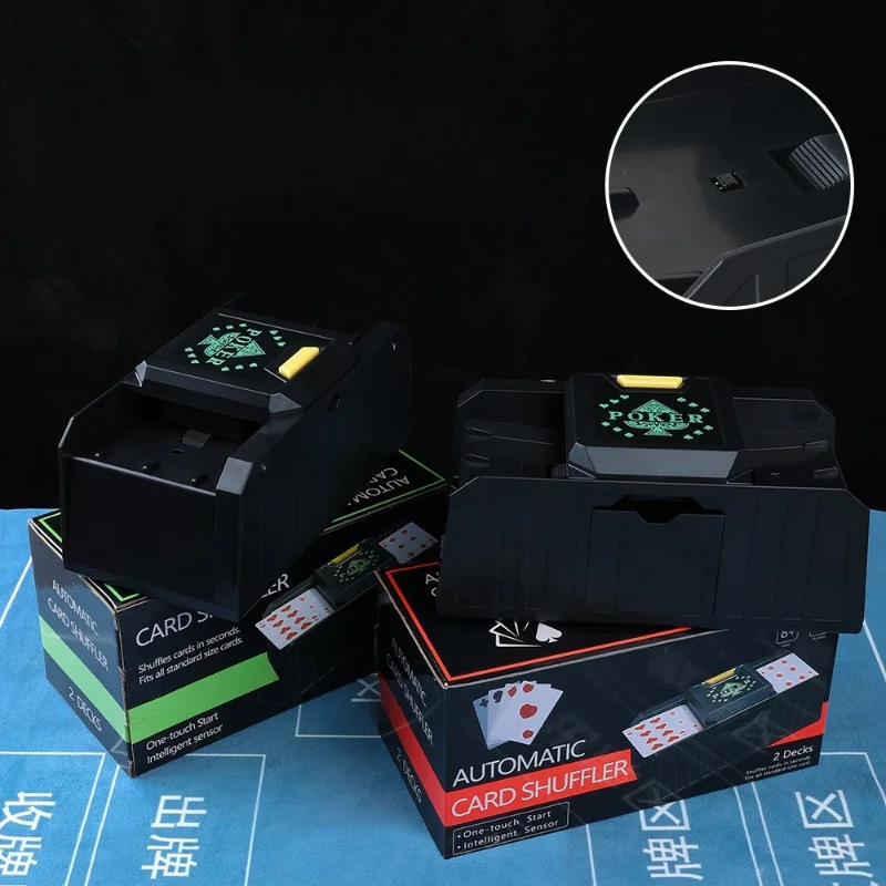 Giochi di carte Giocattoli Hobby Il nuovo gioco da tavolo Shuffler Texas Hold'em ha un semplice funzionamento di arresto di avvio automatico
