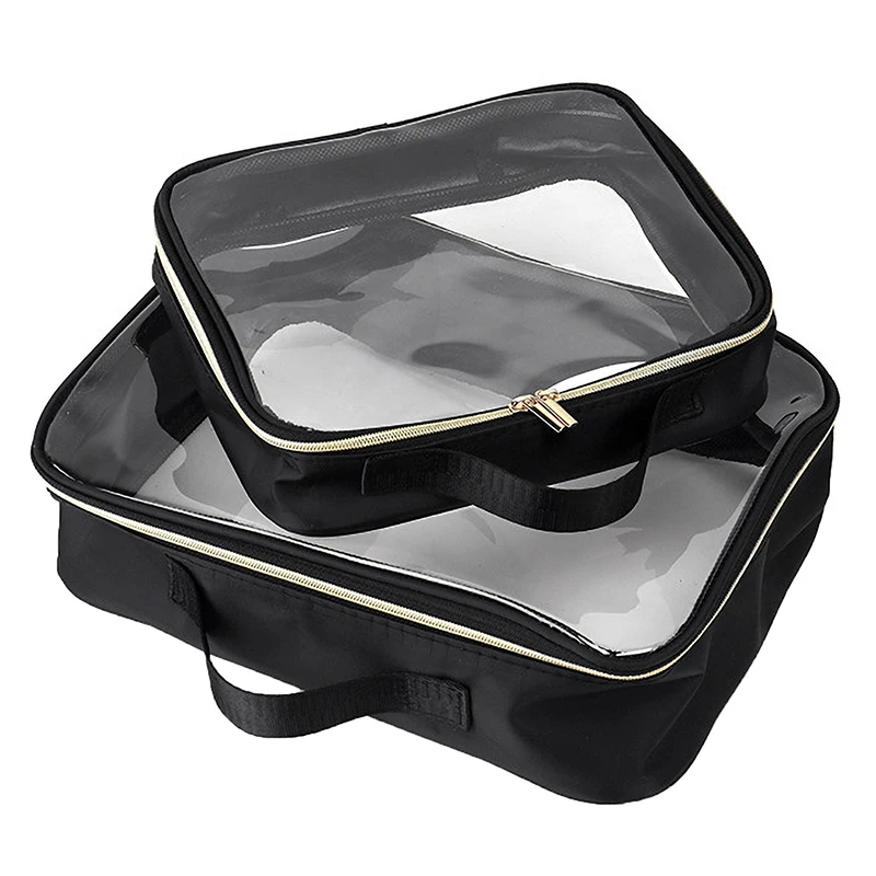 Portable Travel Wash Bag Female Transparent Waterproof Makeup Storage Pouch Large Capacity Cosmetic Organizer Beauty Women Case