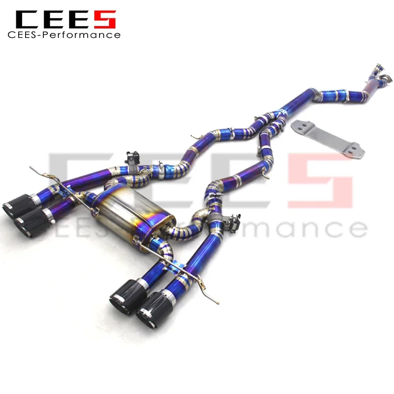 CEES Catback Exhaust Pipes For BMW M2 G87 2023 Titanium Exhaust Pipe Muffler Escape Racing Exhaust System