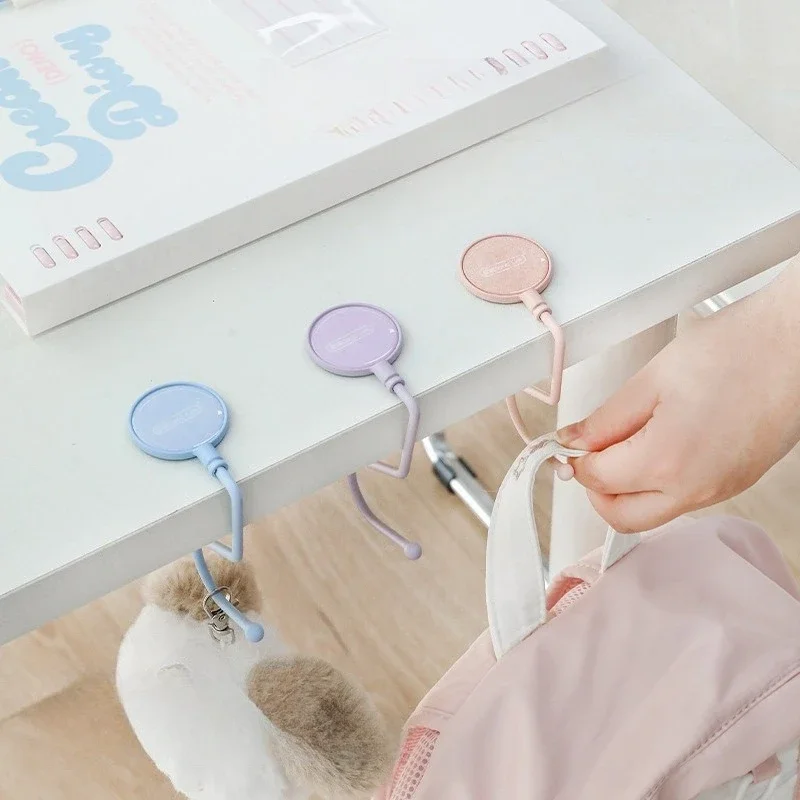 

Милый крючок для сумки Morandi, тяжелый настольный кошелек, крючок для сумки, дорожная сумка, прочная вешалка для сумки со стороны стола, органайзер для офисного стола