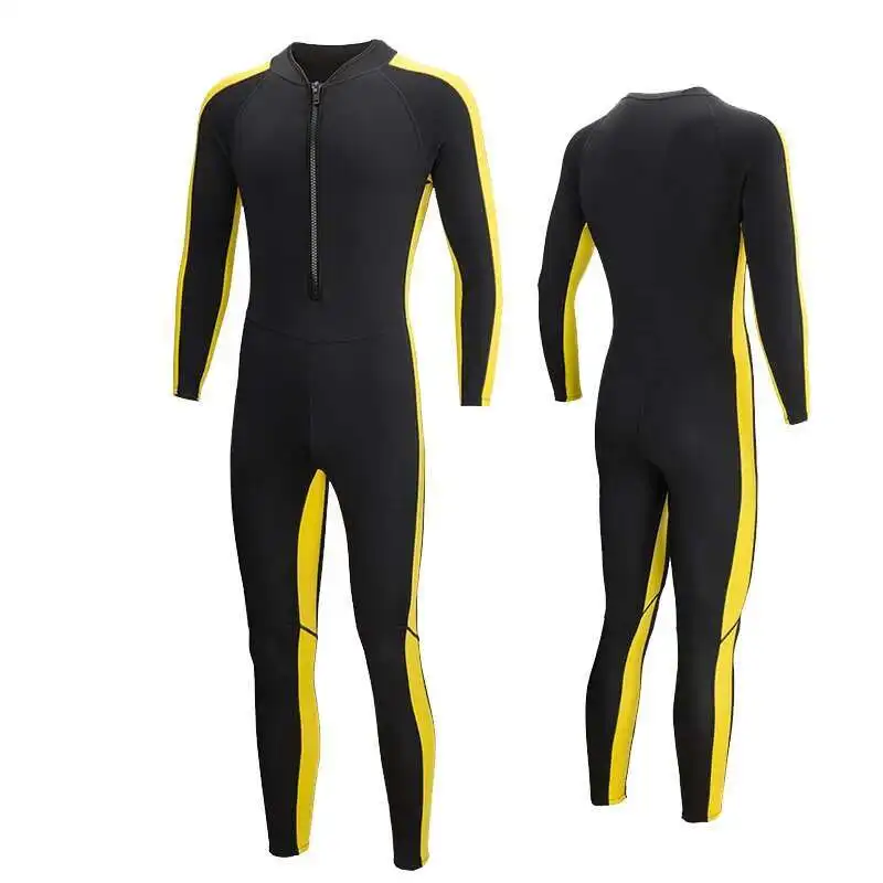 

2MM Neoprene Wetsuit Scuba diving suit men spearfishing Snorkeling Surfing swimsuit winter thermal Longsleeved one-piece wetsuit