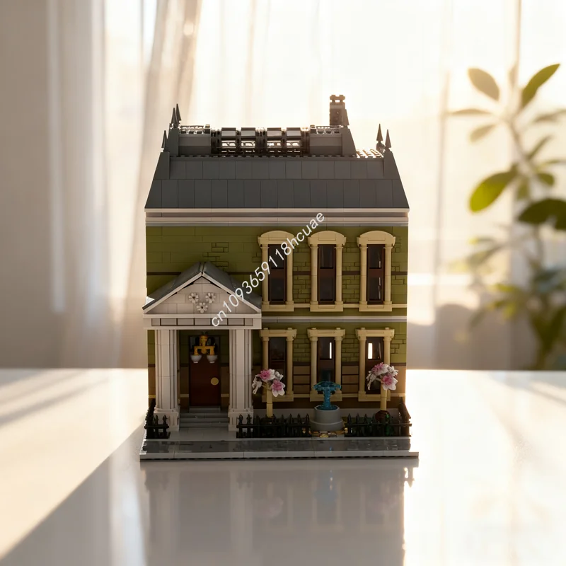 

2549 шт. MOC The Curator S, модульная модель квартиры, строительные блоки, строительная сборка, идея «сделай сам», рождественские подарки, игрушка на день рождения