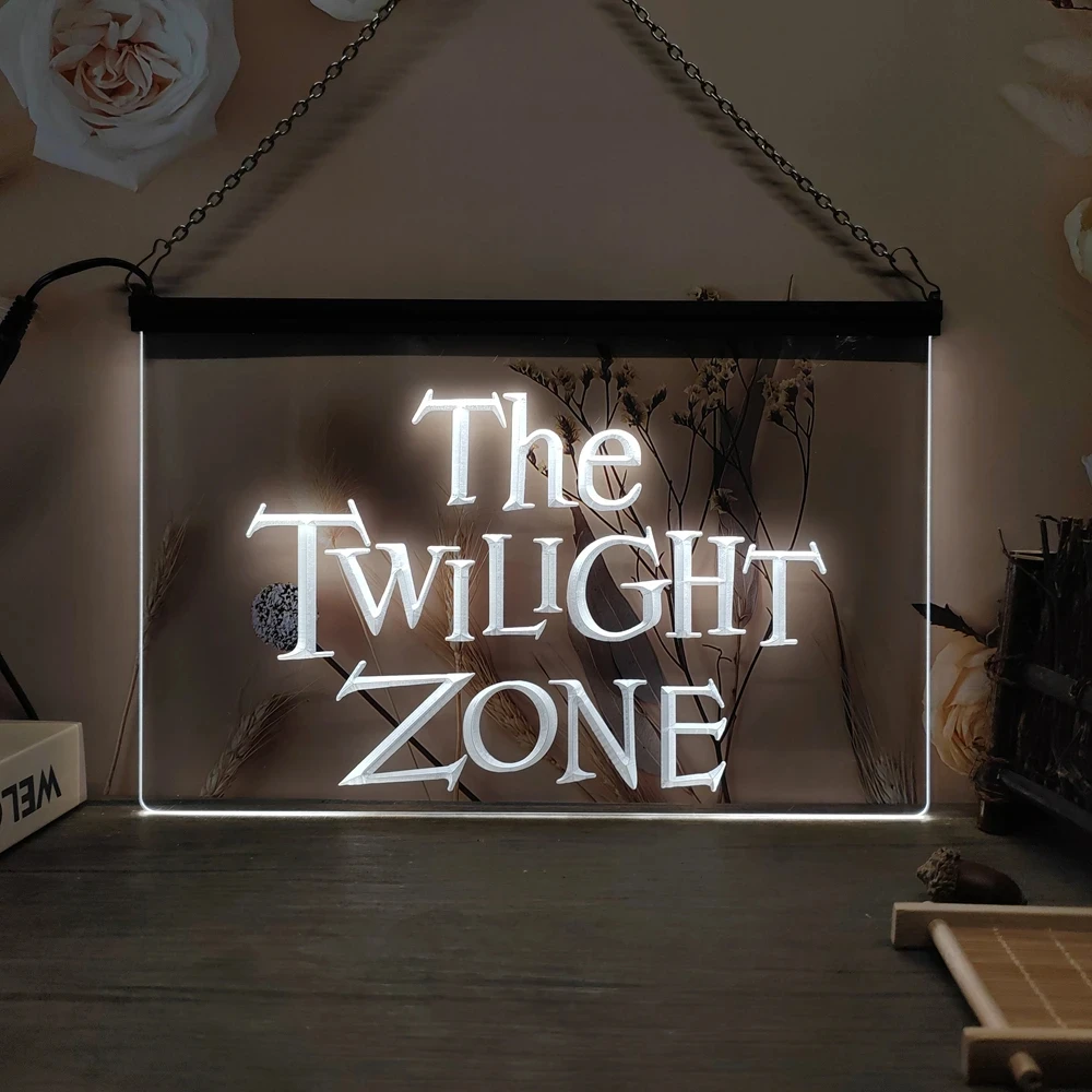 The Twilight Zone LED Neon Sign-3D Carving Wall Art for Home,Room,party decorations,Bedroom,Office,Farmhouse Decor neon sign