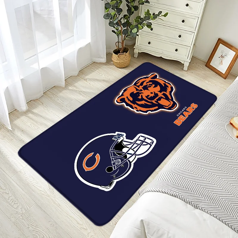 Front Door Mat Entrance Outdoor Chicago Bears Things for the Home Accsessories Room Mats Design Carpet Rugs Floor Rug Foot Bath