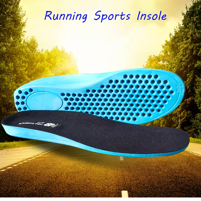 PU Sport  Memory Cushioning Insole Sport Breathable Absorbent Insoles for Men and Women Shoes Slow Rebound Deodorization