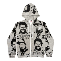 New American Fashion Brand Pure Cotton Hoodie Men's Y2K Street Hoodie Couple Top Comfortable Casual Men's Hoodie Set