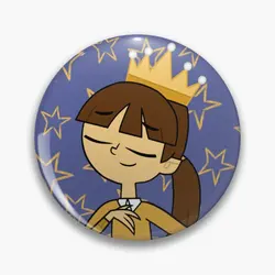 Queen Fiore Of Disventure Camp  Soft Button Pin Collar Hat Jewelry Gift Lapel Pin Fashion Clothes Creative Cartoon Lover Women