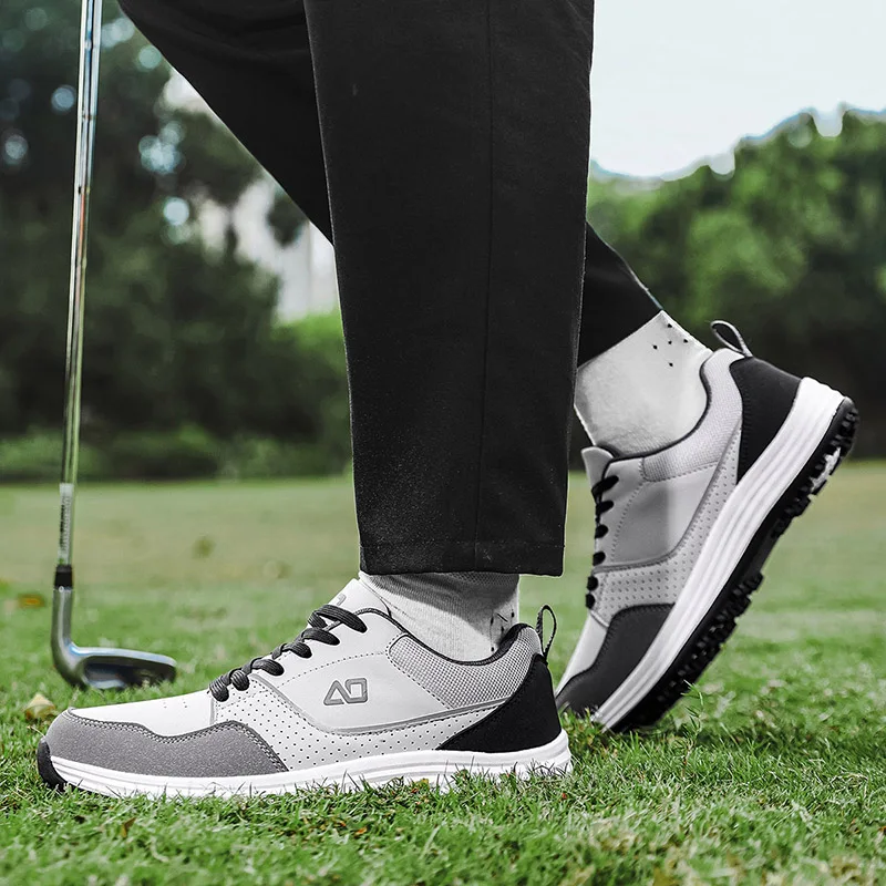 Golf Sneakers Men's Fashion Casual Outdoor Comfortable Golfers Footwears Men Anti-slip Design,Suitable For Mountain Climbing&Hik