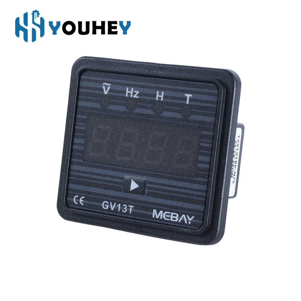 GV13T AC220V Diesel Generator Digital Voltmeter Frequency Test Hour Meter 12001842 GV13T 380V