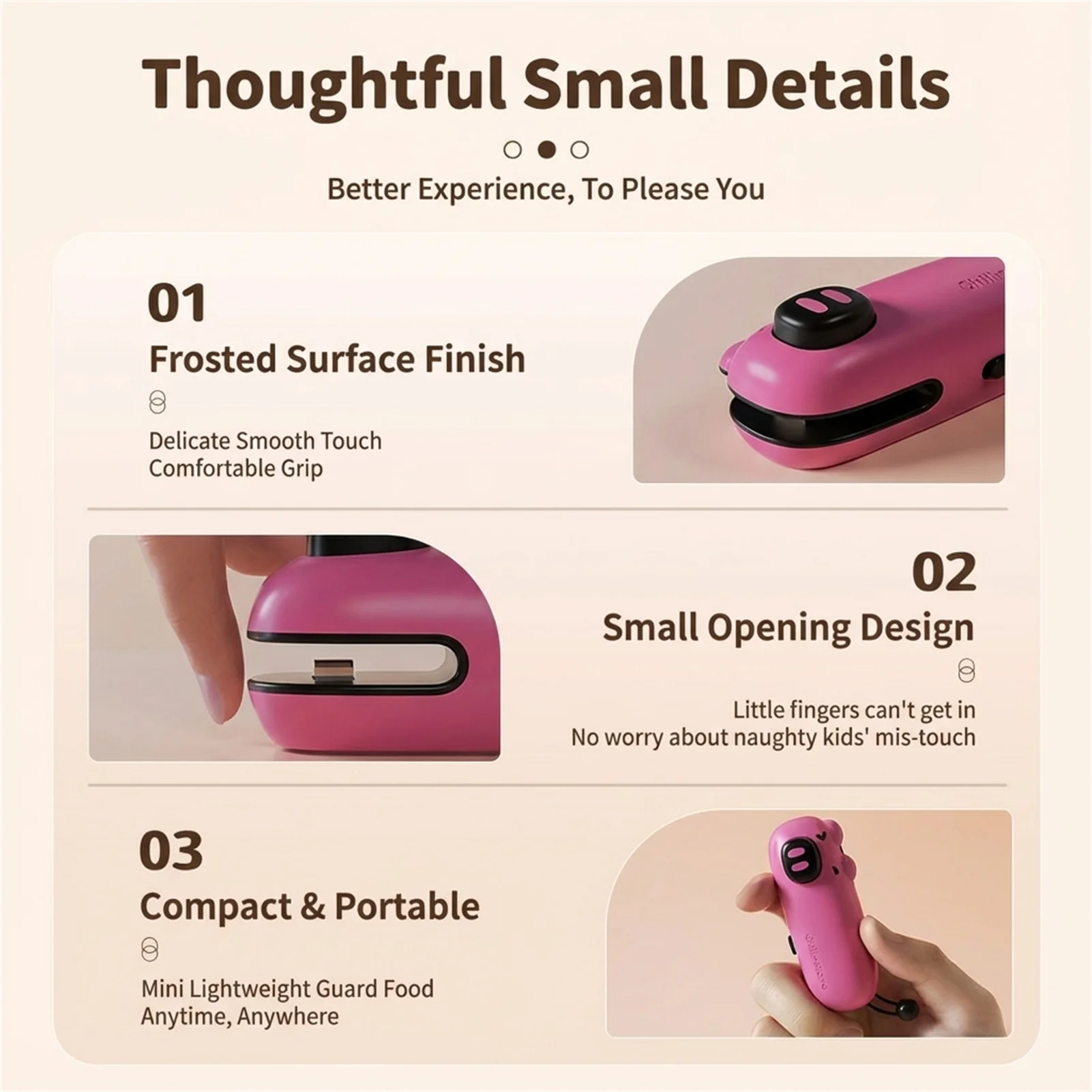 ABS Handheld Bag Sealer With R - Food Snacks At Home review and price