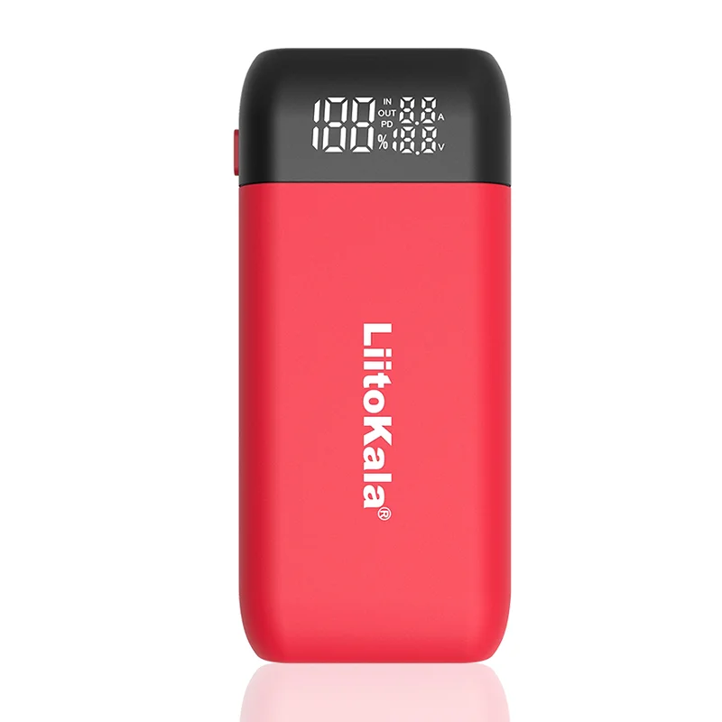 LiitoKala Lii-MP2 18650 21700 Rechargeable Battery Charger And Power Bank QC3.0 Input/Output Digital Display