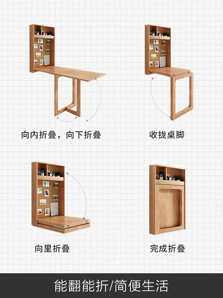 طاولة طعام معلقة على الحائط قابلة للطي ، متعددة الوظائف ، غير مرئية ، تلسكوبية ، متعددة الوظائف ، شقة صغيرة ، طاولة بار