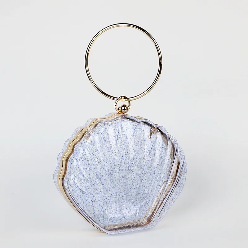 Handbag Shell Bag Women's Bag New Fashion Simple Chain Bag Shoulder Bag All Transparent Crossbody Bag Carteras Para Mujeres