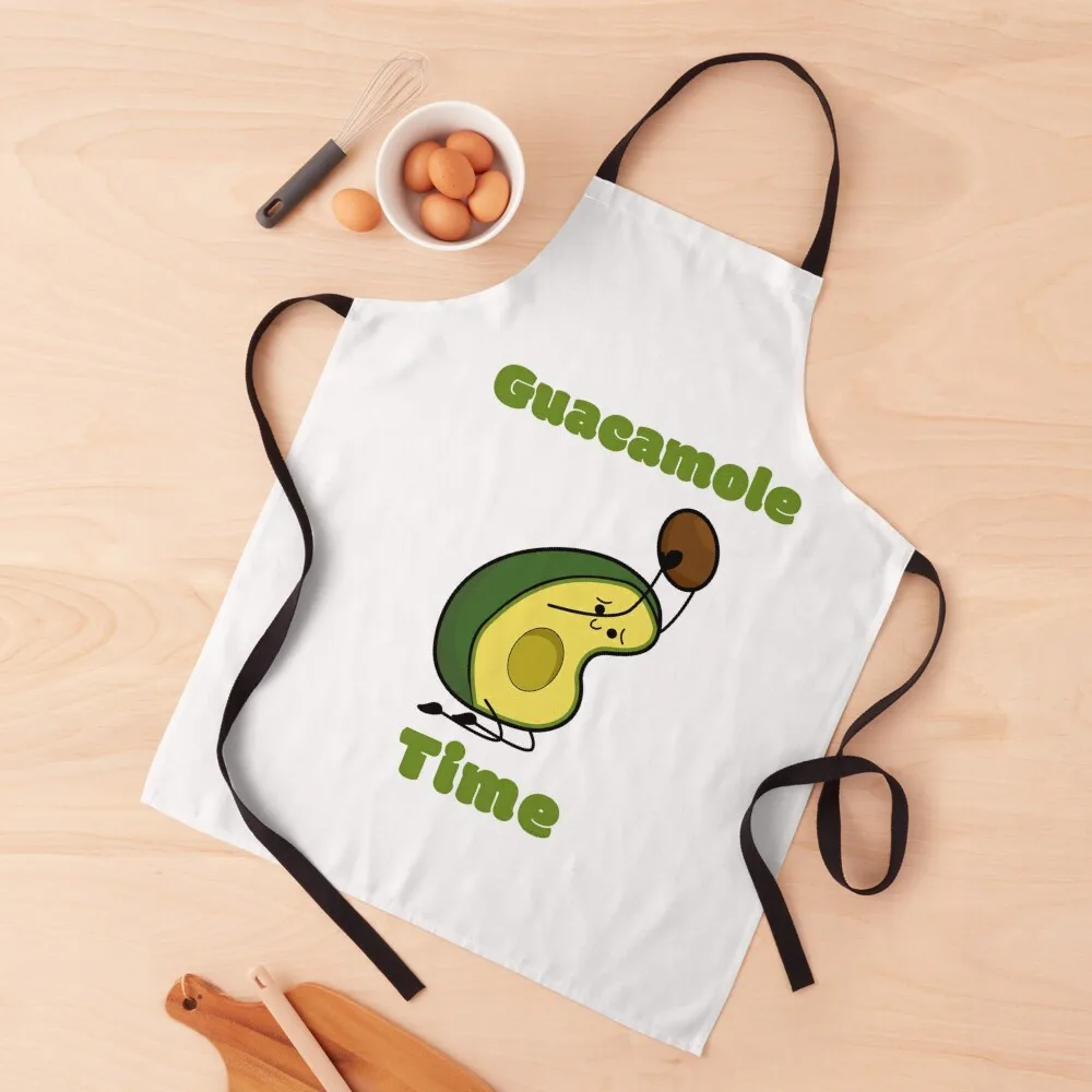 Guacamole time Apron innovative kitchen and home items chef for man for women halloween Apron