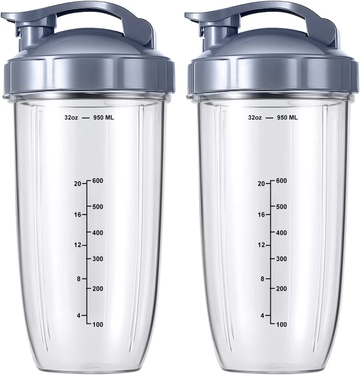 Imagem -02 - Reposição para Nutribullet Copos 32oz com Tampa Flip-top To-go e Juntas de Borracha Acessório Liquidificador 900w Peças de