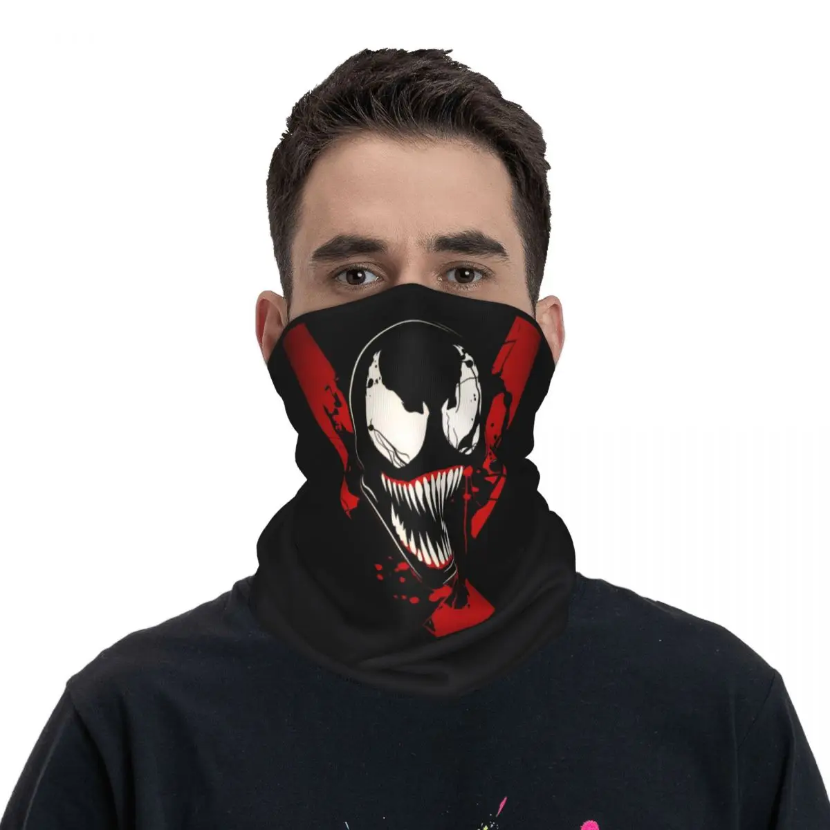 Genius Bandana Neck Cover Printed Motor Motocross Venom Face Mask Balaclava Riding Unisex Adult Breathable image 5