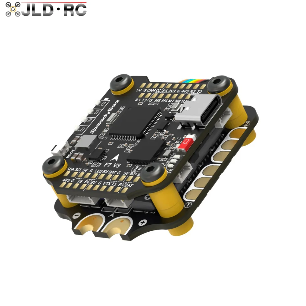 SpeedyBee F7 V3 50A Stack F722 Flight Control BL32 50A 4in1 ESC3~6S Lipo with Blackbox Analyzer Suitable for FPV Freestyle Drone