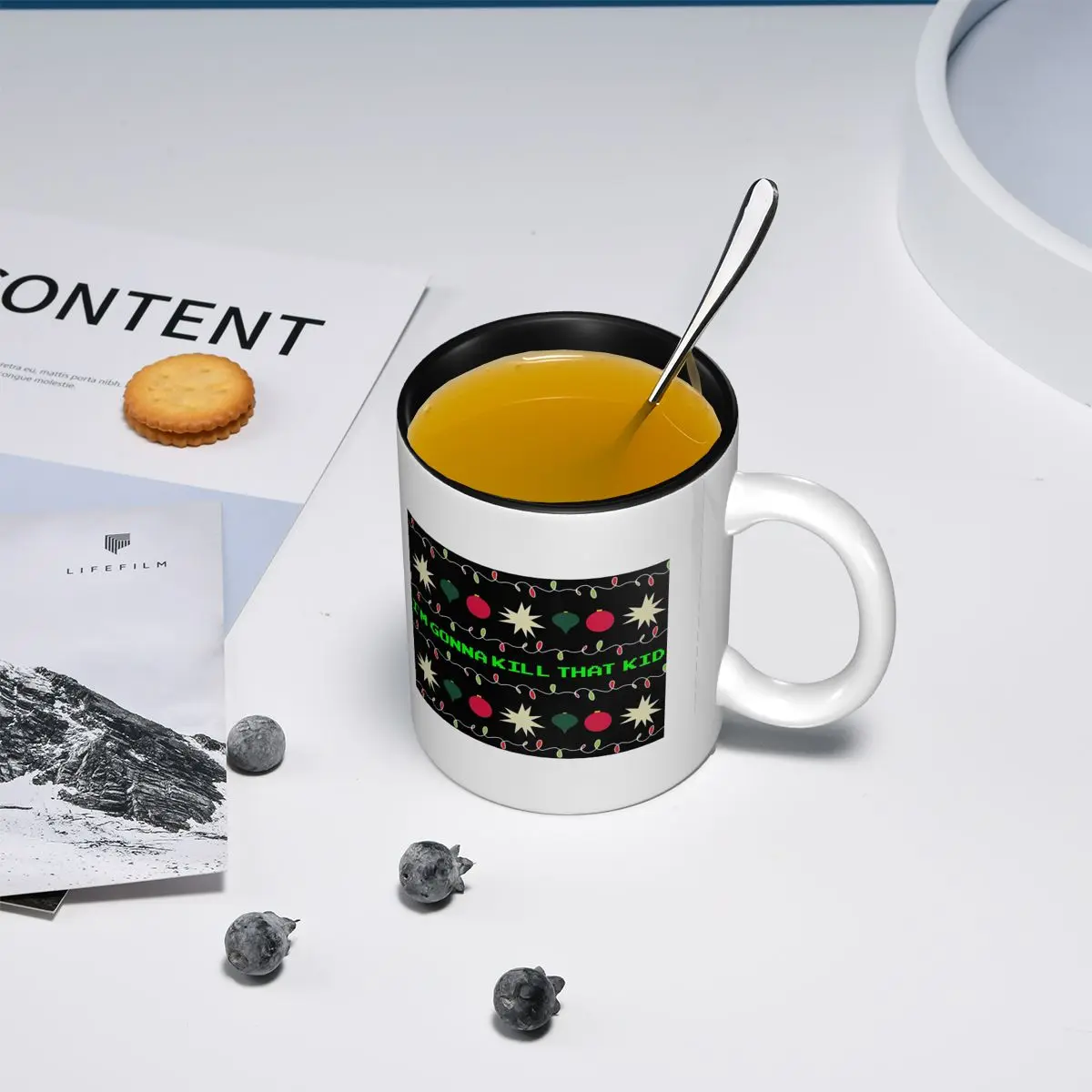 I'm Gonna Kill That Kid Marv Ugly Christmas Mug Funny Ceramic Coffee Cups Tea Mugs Milk Cup Drinkware Gifts for Woman Man