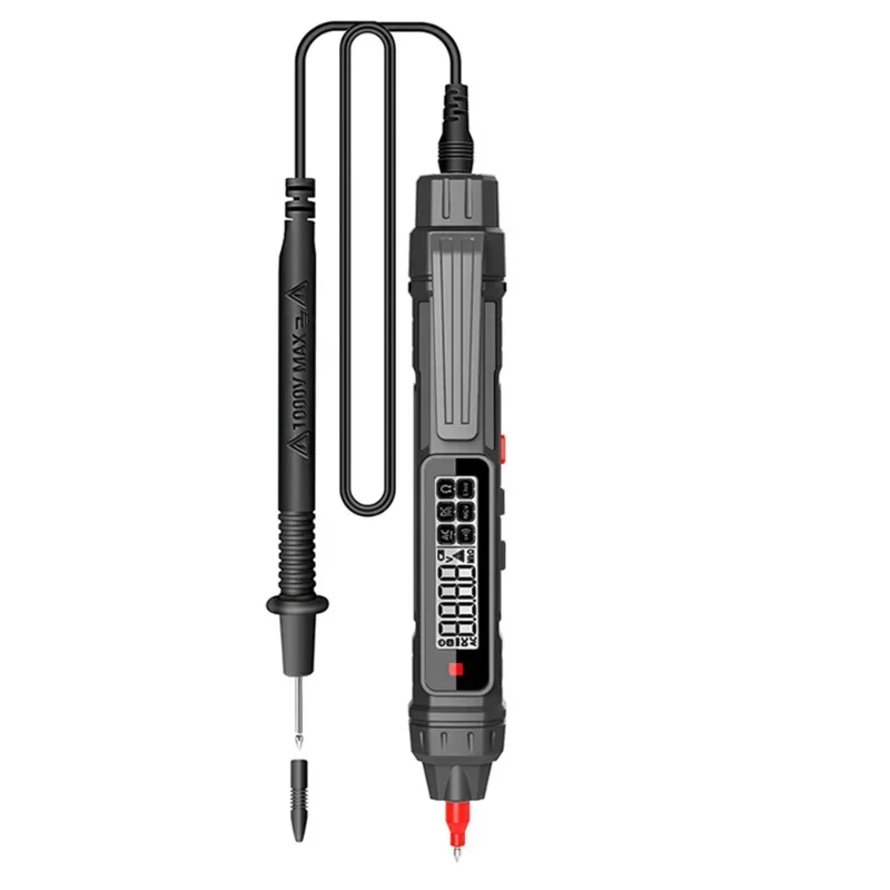 

Auto Range Resistance Non Contact Voltage Detector Pen, High Precision Digital Multimeter, NCV Voltmeter Tester