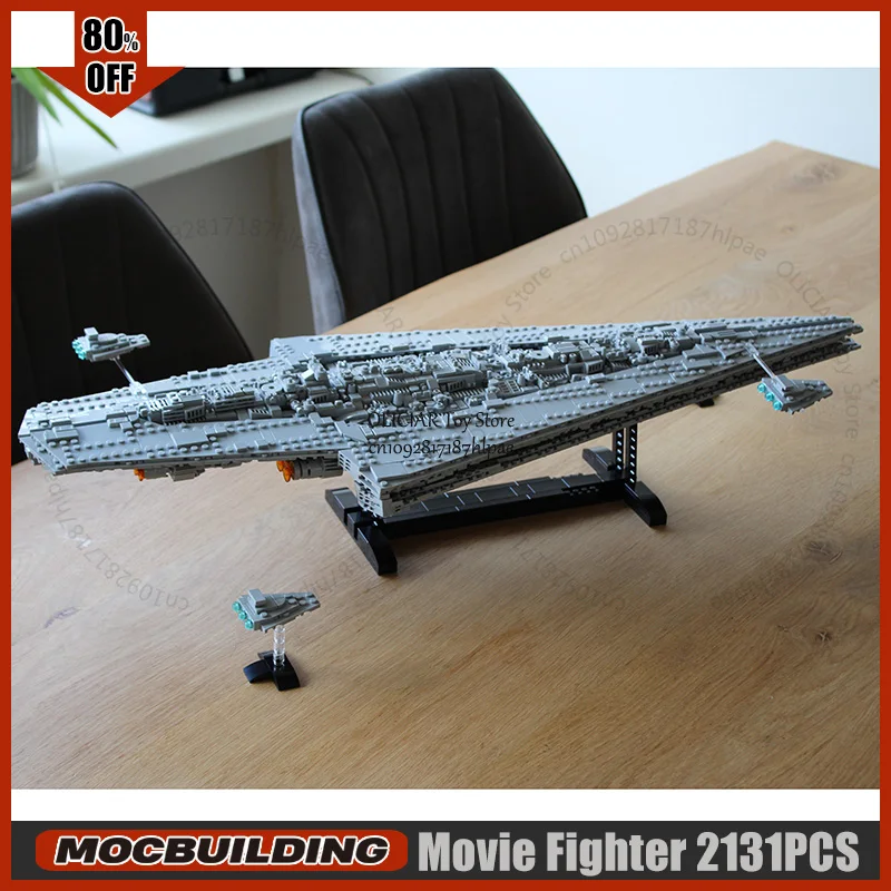 Executor-Class Super Starfighter MOC Bausteine SpaceShip Kampf Modell Benutzerdefinierte Puzzle Architektur Montage Spielzeug Weihnachten Geschenke
