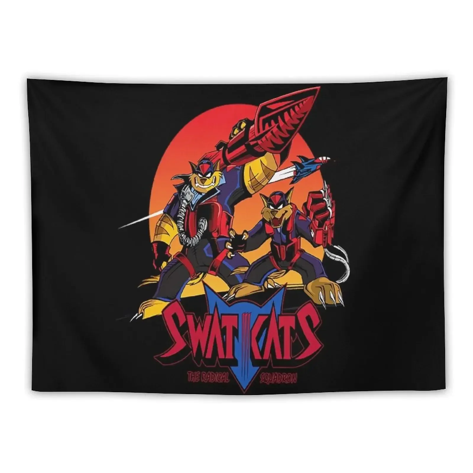 Swat Kats T-ShirtThe Radical Squadron Tapestry Room Decorations Nordic Home Decor Tapestry