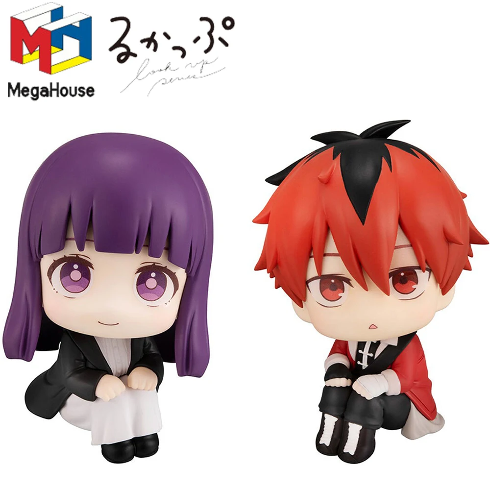 

Pre Sale Original Megahouse Look Up Sousou No Frieren Fern Stark Kawaii Anime Q Style Figures Birthday Gifts for Fans Girls Boys