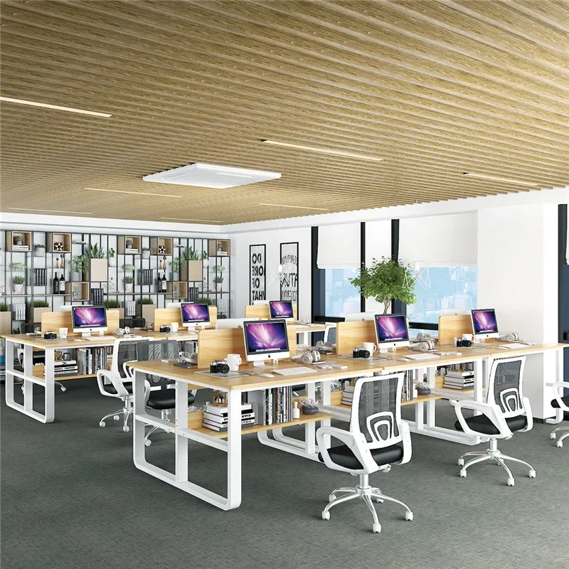 Simple desk Modern staff Work desk and chair combination Modern screen Double staff Conference table Computer table